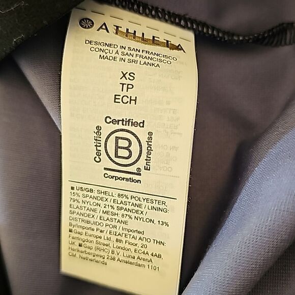 ATHLETA Exhilarate Velvet Crop A-C, Size Extra Small,  NWT - Picture 10 of 10